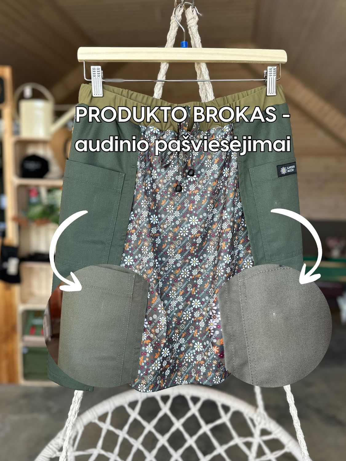 Sijonas su šortais su BROKU -  2XL