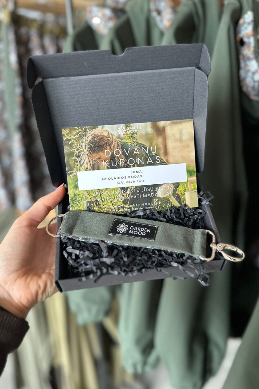 Kuponas dėžutėje su staigmena