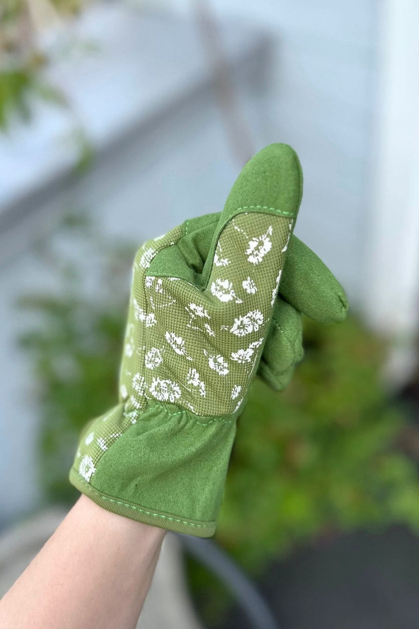 Sodo pirštinės (dviejų dydžių)