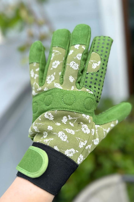 Sodo pirštinės (su geresniu sukibimu)