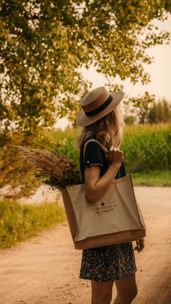 Didelis krepšys "Sodininkystė yra mano aistra"