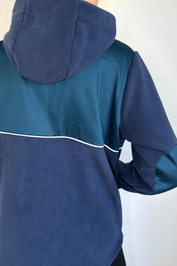 Gardeners' softest fleece jumper with pockets and large hood