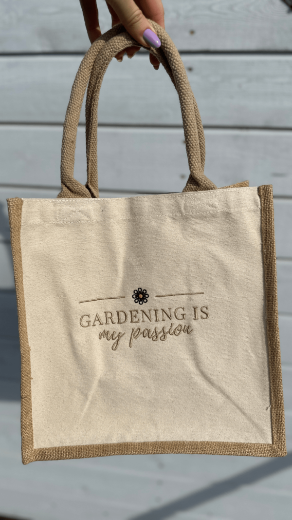 Mažas krepšys "Sodininkystė yra mano aistra"