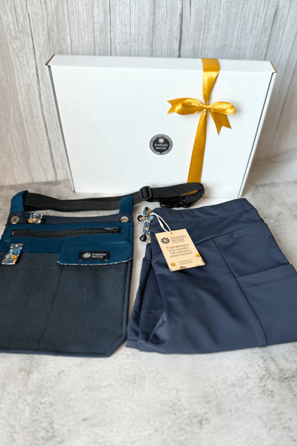 Gift set “Comfort in the garden”: leggings, tool pocket, belt.