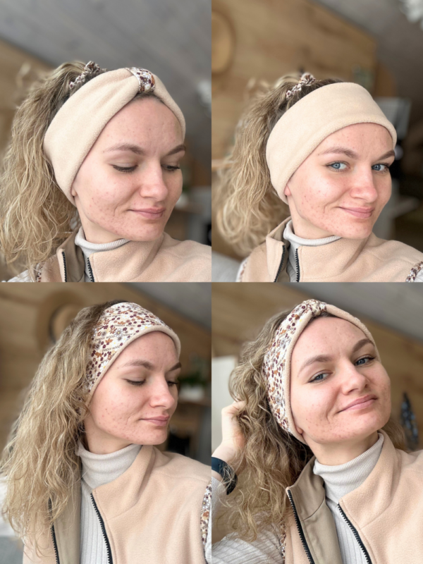 Double-sided headband 'Daisy'