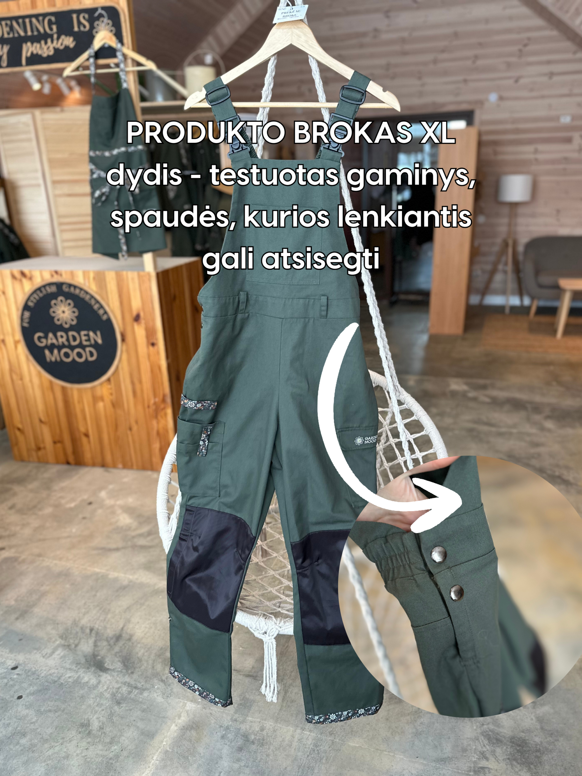 sodo kombinezonas su broku